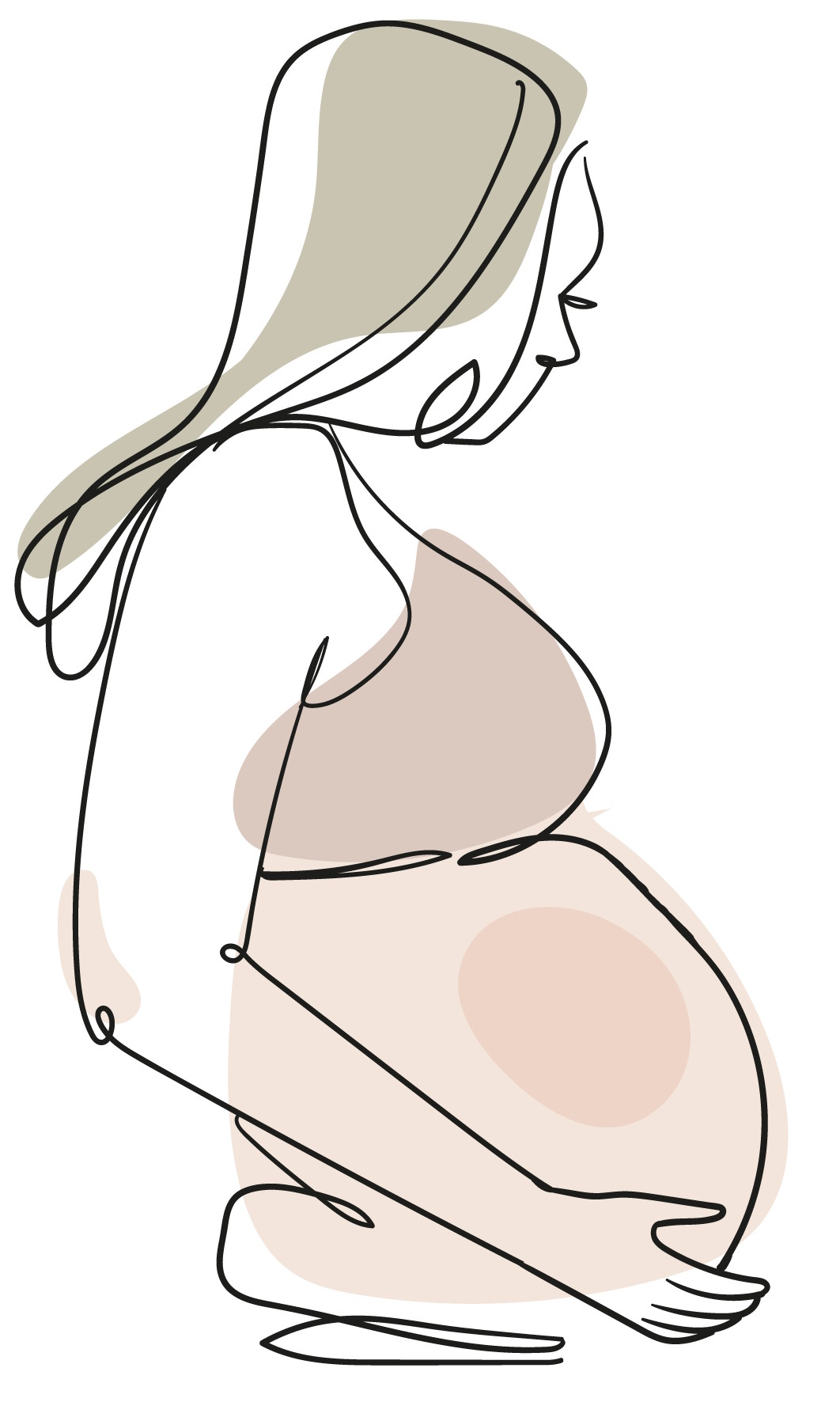 Croquis femme enceinte
